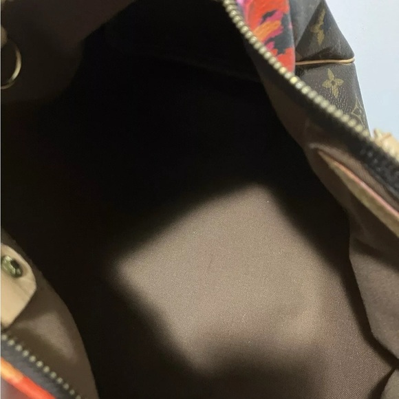 Louis Vuitton Monogram Roses Speedy 30 bag LV Vintage Flower Tote Sprouse Tote - Picture 12 of 13